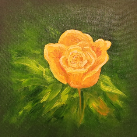Yellow Rose by artist Jessica Greenwood